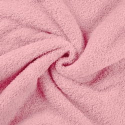 Tissu Eponge légère 340 g/m² uni Rose pastel
