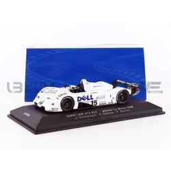 Voiture Miniature de Collection - BMW LMR V12 - Winner Le Mans 1999 - Blanc