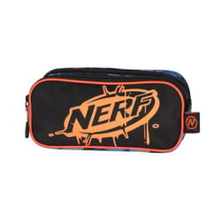 Trousse scolaire NERF – Noir/Orange – PLAYGROUND – 2 compartiments