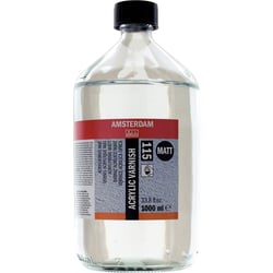 Flacon 1000 ml - Vernis acrylique Amsterdam - Mat - Extra-fine - Non jaunissant.