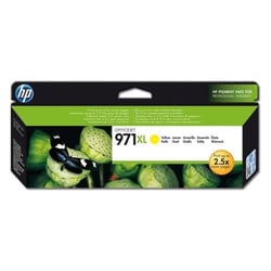 971XL Cartouche d'encre jaune grande capacité  authentique (CN628AE) pour  Officejet Pro X451/X476/X551/X576