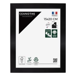 Cadre photo Precious carbone 15x20 cm