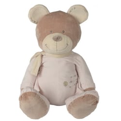 Peluche géante : ours câlin rose 1 mètre - doudou nicotoy xxl - grand nounours en peluche 100 cm