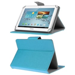 Etui Intégral Tablette 10 Pouces Rabat Magnétique Protection Universel Bleu Ciel YONIS