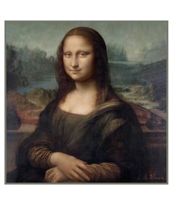 Carré simili cuir 44x44 cm la joconde