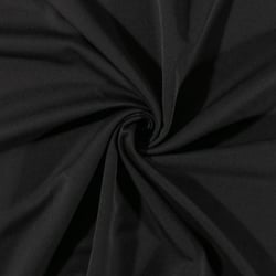 Tissu Gabardine de viscose uni Noir
