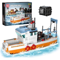 Jeux De Construction - Mould King - Le Bateau De Pêche -