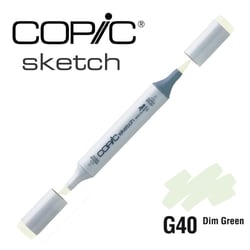 Copic - Marqueur à l'alcool Copic Sketch G40 Dim Green