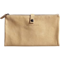 Trousse - Beige - Plate - Cuir véritable - Flying Spirit - Clairefontaine