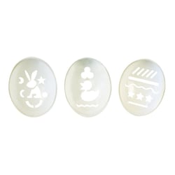 MégaCréa DIY - Kit Pochoirs pour décorer les oeufs de Pâques