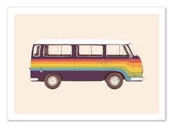 Affiche - Van Rainbow - Florent Bodart