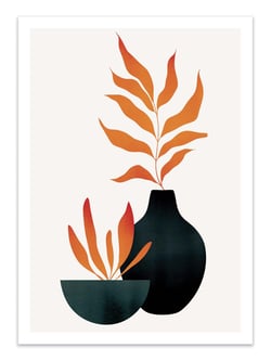 Affiche 30 x 40 cm - Autumn Flowers - Kubistika