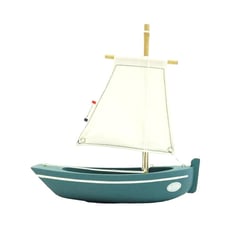 Bateau Le Misainier vert abysses 22cm - Maison Tirot