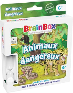 BrainBox Pocket : Animaux Dangereux - Jeux de société