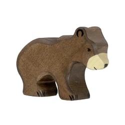 Figurine Holtztiger Ours brun petit