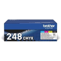 Pack Toner standard Brother TN248VAL - Cyan Magenta Jaune Noir - 4 x 1000 pages