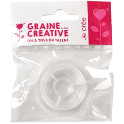 Fil elastique transparent 5m - Graine Creative - Rouge