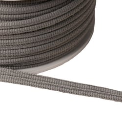 Double cordon 9mm gris moyen au mètre