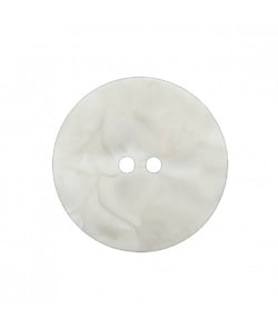 Bouton Rond ondulé 2 trous 18 à 23mm - Prym 18 Blanc