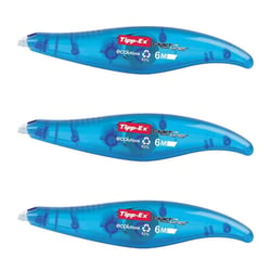 Ruban correcteur - TIPP-EX - ecolutions Exact Liner - 5 mm x 6 m - Blanc - Lot de 3