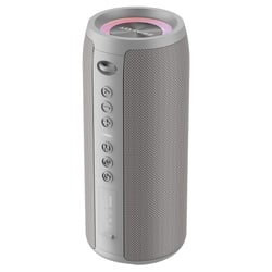 Enceinte Bluetooth Camouflage Avec Basses Puissantes Et Lumières Colorées Gris YONIS