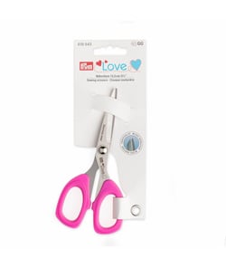 Ciseaux couturière micro-denture 13,5cm Love - Prym Rose
