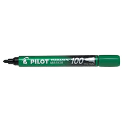 Marqueur Permanent SCA 100 pointe Ogive Fine / Moyenne Vert PILOT
