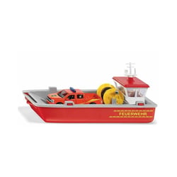 2117 Bateau Pompiers 1:50 - Siku - Rouge