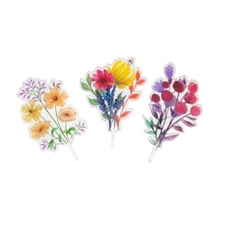 Bouquets fleurs pour mini vases 3 pièces
