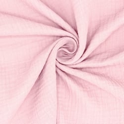 Coupon de tissu en double gaze de coton - Laize : 130 cm