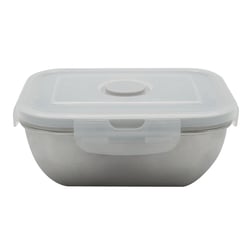 Lunch box inox 400 ml allant au microonde avec couvercle Fackelmann
