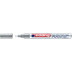 Lot de 10 marqueurs peinture brillante - EDDING - Argent - Pointe 1-2 mm