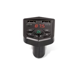 Maxlife Chargeur Voiture Bluetooth avec Radio FM / USB et Kit Mains Libres Noir