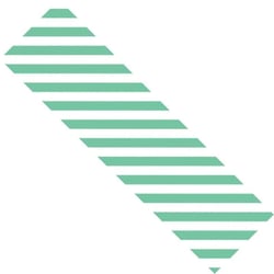 MégaCréa DIY - Ruban adhésif résistant 4,8 cm x 3 m rayures blanc vert