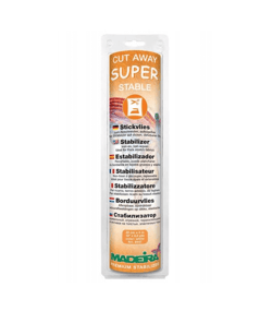 Stabilisateur pour tissus épais - Cut Away Super Stable - 30cm x 5m - Madeira Blanc vendu par 50 cm