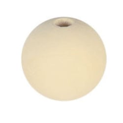 Graine Créative - Perle en bois Diamètre 35 mm Trou 6mm 25 pièces
