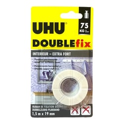 Gws 1 Rouleau De Ruban Adhésif Double Face 12 Mm X 50 M, Extra Fort