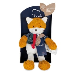 Peluche renard en coton bio 25 cm - Maïlou Tradition