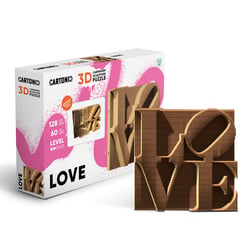 Cartonic® Sculpture-Puzzle 3D carton - Love