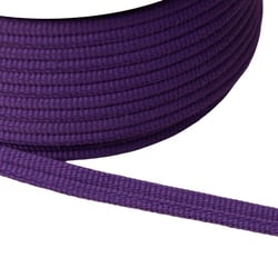 Double cordon 9mm violet au mètre