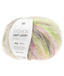 Découvrez l'Élégance Naturelle : Pelote de Laine et Alpaga LIGHT LUXURY HAND-DYED de RICO Design 05 Multicolore