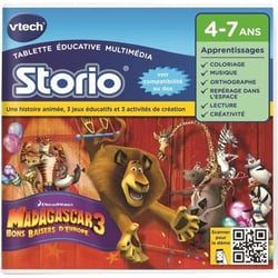 Jeu Educatif - VTECH - Storio Madagascar 3 - 3 jeux éducatifs - Activités créatives - Mixte