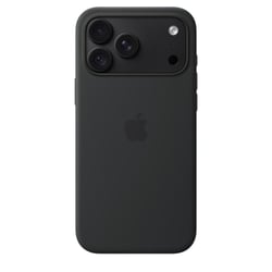 Coque Silicone avec MagSafe pour iPhone 18 Pro Max, Noir