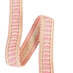 Bobine galon passe ruban 15m framboise