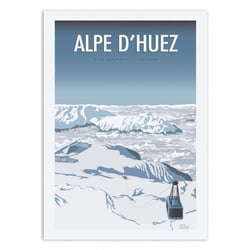 Affiche 30x40 cm - Alpe d'Huez - Turo