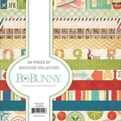 Bloc de 36 feuilles collection Souvenirs Bo Bunny