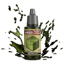 Peinture acrylique pour figurines - THE ARMY PAINTER - Speedpaint Aztec Gold 2.0 - 18 ml - Peinture à une couche