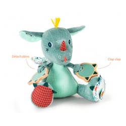 Joe le dragon, peluche multiactivites - Lilliputiens - Aqua