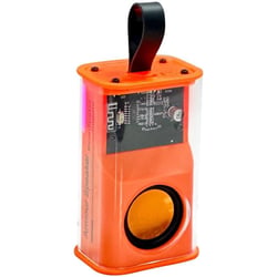 Mini Enceinte Bluetooth 5W TWS Son 360° 18h Autonomie Lumière Rythmique Orange YONIS