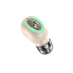 Ecouteurs Bluetooth Sans Fil 5.1 HIFI Confortables Etanches 10h Autonomie Beige 2 YONIS